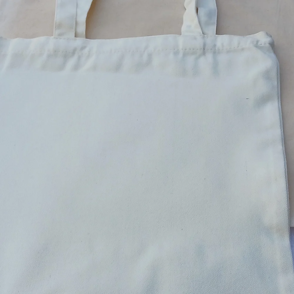 Cream Dog Tote Bag